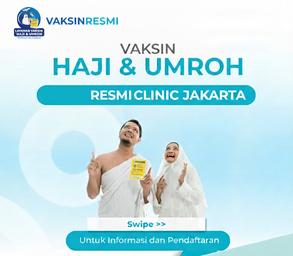 Biro Jasa Buku Kuning ICV Vaksin Meningitis Haji Umroh Resmi